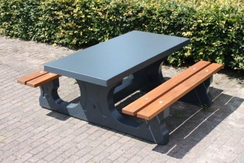 Betonnen picknickset DeLuxe antraciet