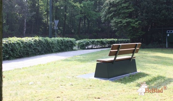 Banc DeLuxe en antracite laqué, avec plaque de fond et dossier