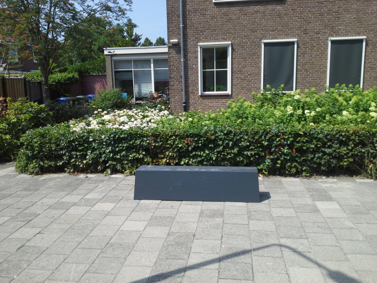 Banc Standard en anthracite laqué