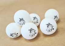 Pingpongballetjes, 6 stuks