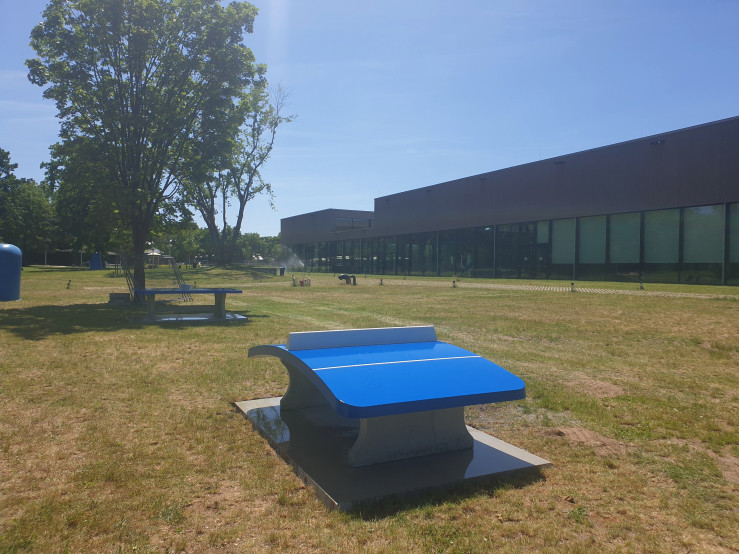 Table Footvolley Bleue