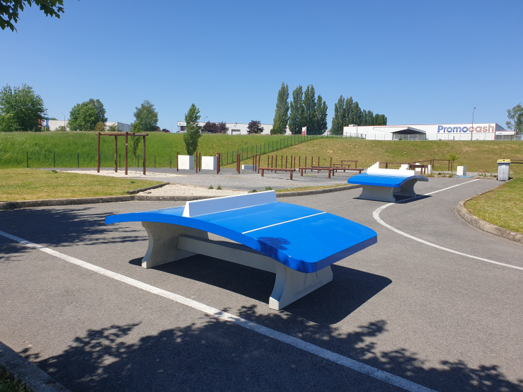 Table Footvolley Bleue