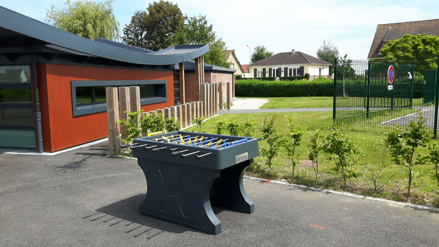 Betonnen Tafelvoetbaltafel