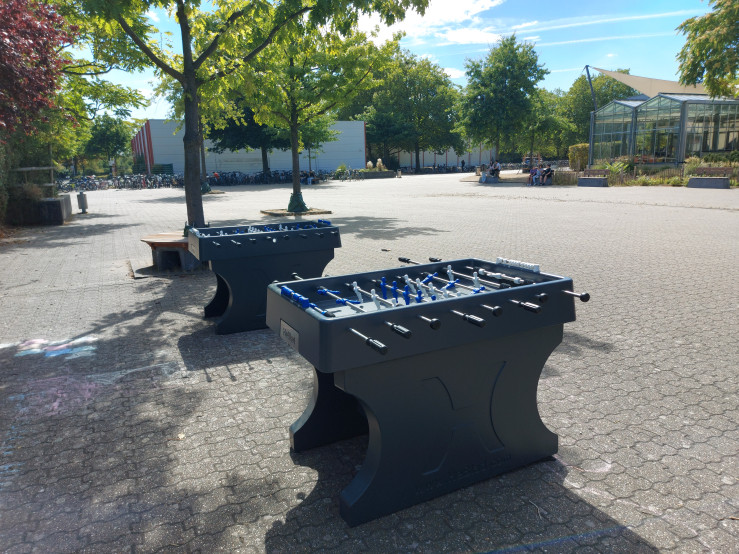Betonnen Tafelvoetbaltafel