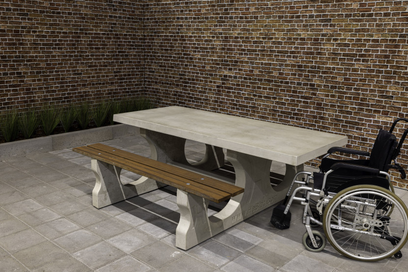 Ensemble pique-nique DeLuxe, accessible aux fauteuils roulants