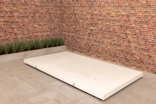 Betonnen onderplaat voor pingpongtafels