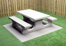 Betonnen picknickset standaard naturel beton