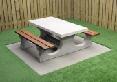 Ensemble pique-nique DeLuxe avec fond de chaise en bambou