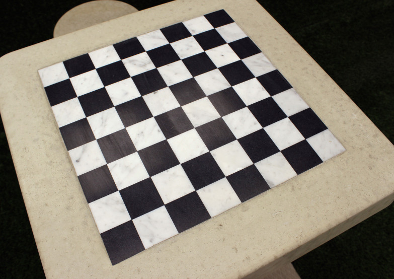 Table d’échecs en béton naturel 2 personnes