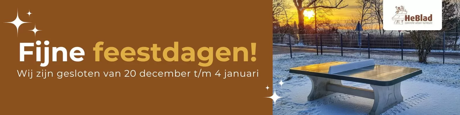 Wintersluiting 2025 - 2026